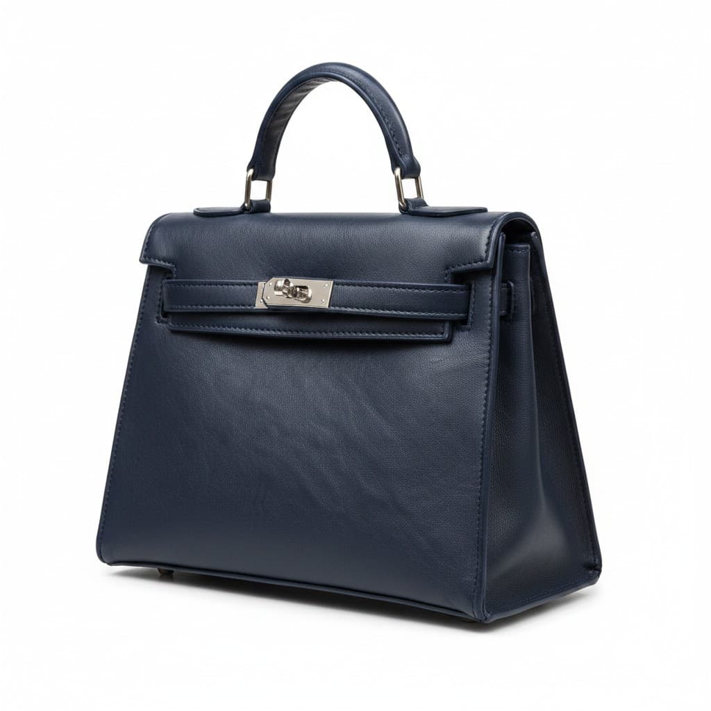 Midnight Navy Classic Handbag