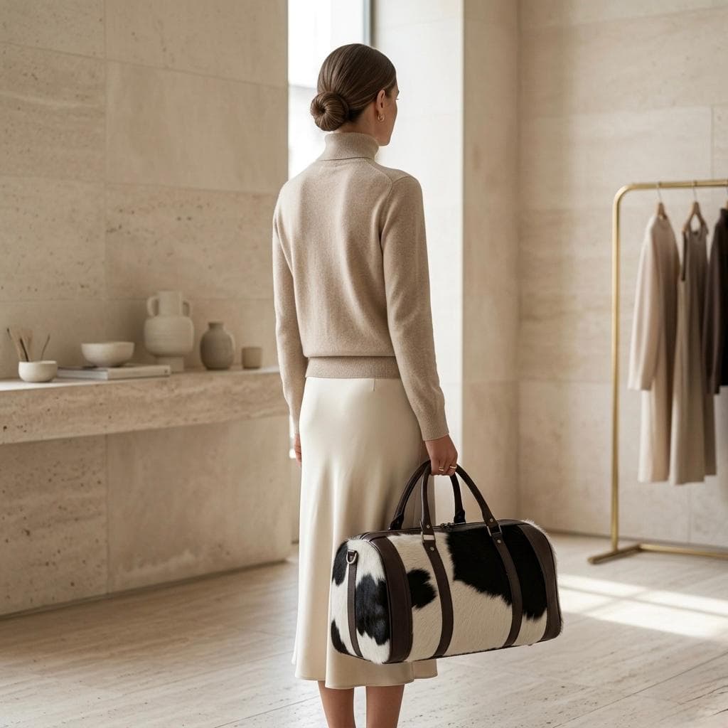 Wild West Cowhide Duffel Bag